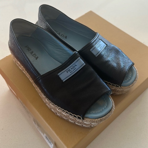 Prada espadrilles size 8 - Picture 1 of 6